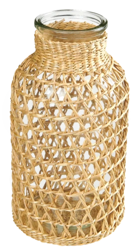 BUTELKA OZDOBNA WAZON W WIKLINIE LWZ-29