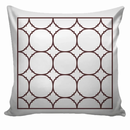 POSZEWKA DEKORACYJNA 45X45 2406D BORDO