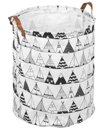 KOSZ NA PRANIE OKRĄGŁY WIGWAM 80L