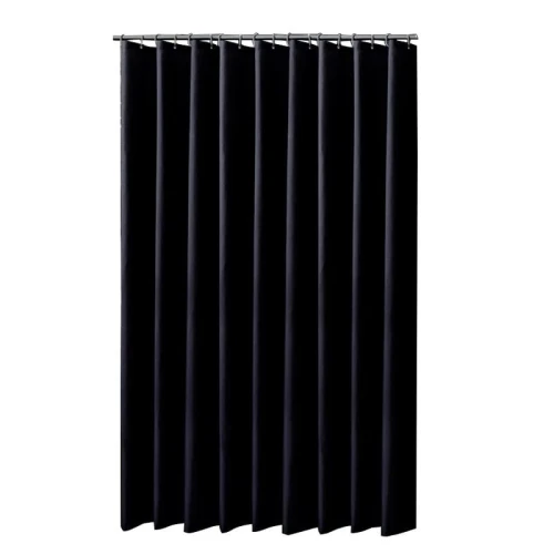 ZASŁONA ZASŁONKA PRYSZNICOWA 180X200 CZARNA ZA-12