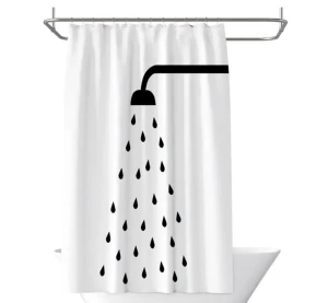 ZASŁONA ZASŁONKA PRYSZNICOWA 180X200 SHOWER ZA-13