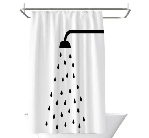 ZASŁONA ZASŁONKA PRYSZNICOWA 180X200 SHOWER ZA-13