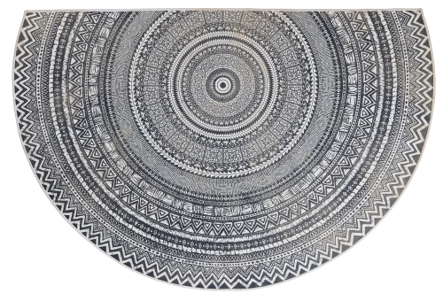DYWANIK PÓŁOKRĄGŁY DEKORACYJNY MANDALA LDY-67