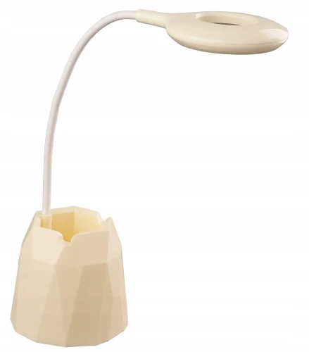 LAMPKA USB BIURKOWA Z ORGANIZEREM KREMOWY LOS-14