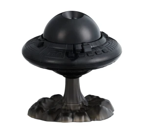 Projektor UFO LED Czarny z Pilotem | Lampa Stołowa Projektor Gwiazd
