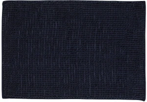 Dywanik Mata Łazienkowa Granatowy Antypoślizgowy Chenille 60x40 cm EVG
