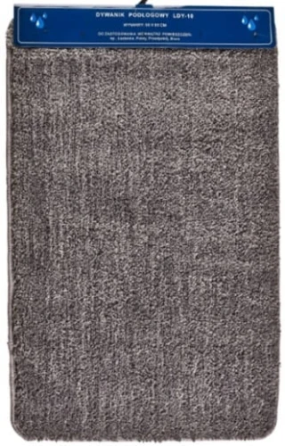 DYWANIK ŁAZIENKOWY 50x70 MIKROFIBRA SZARY
